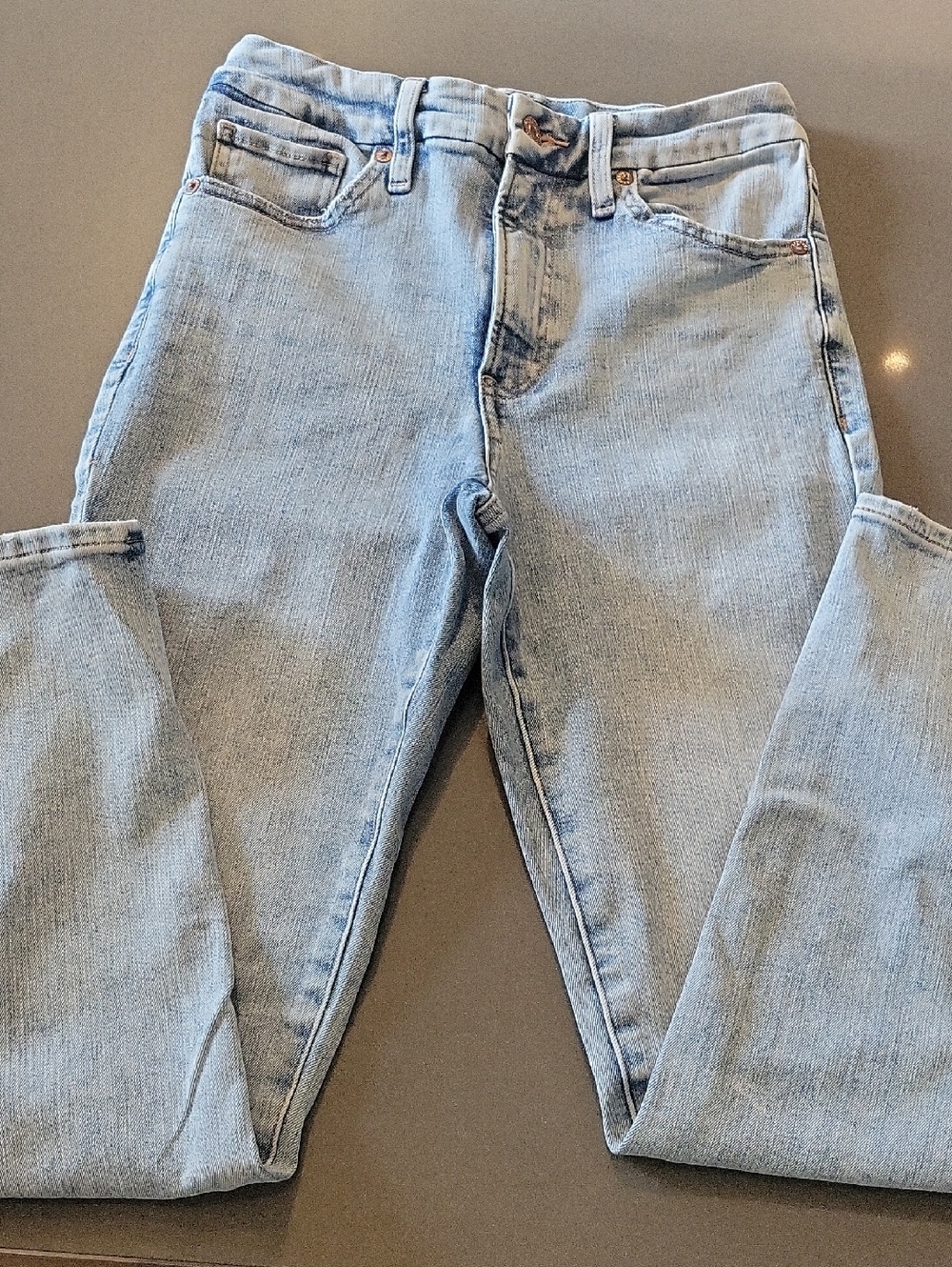 Light Blue Women's Express High-Rise Jeans